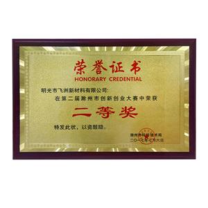 創(chuàng)新創(chuàng)業(yè)大賽二等獎 